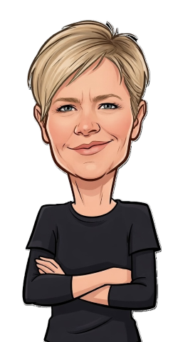 Allison Fisher caricature