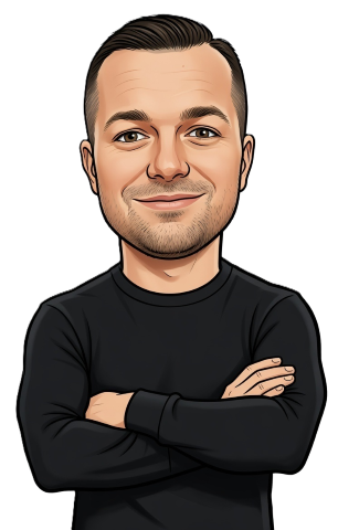 Bret Clifton caricature