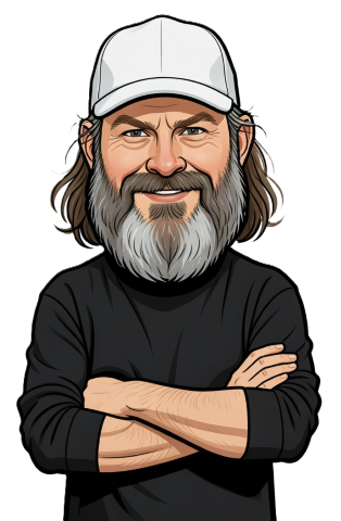 Charlie Bryant caricature