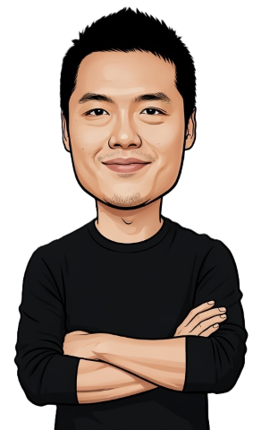 Jung Lin Chang caricature