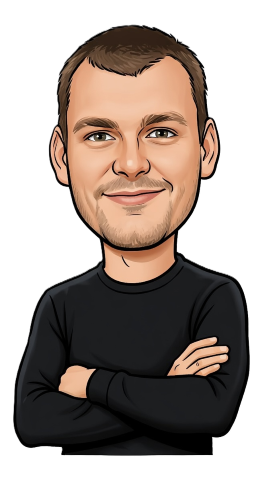 Ruslan Chinakhov caricature