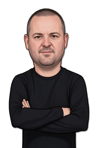 Chris Melling caricature
