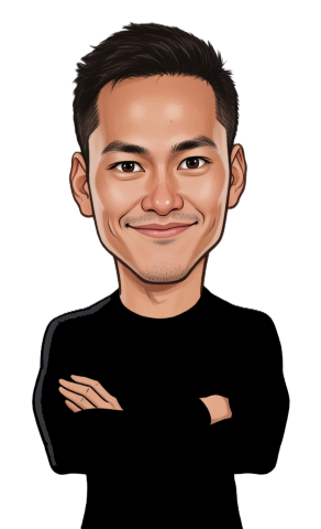 Johann Chua caricature