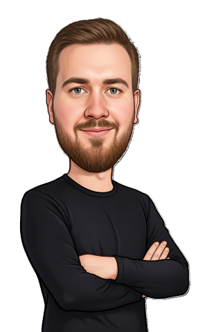 Daniel Guttenberger caricature