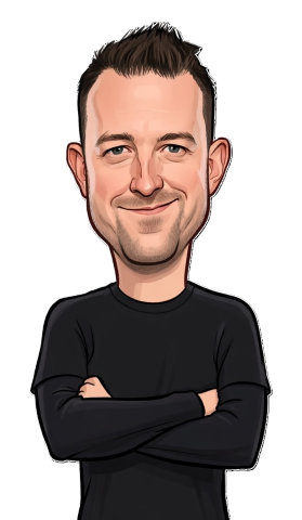 Dean Shields caricature