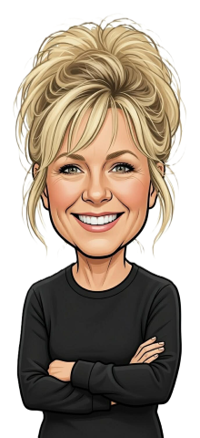 Debbie Teichert caricature