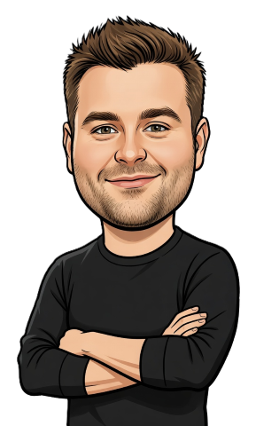 Mike Dechaine caricature