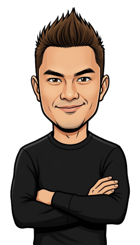 Jeffrey De Luna caricature