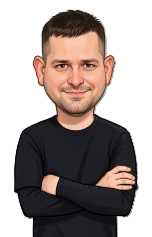 Nick Deleon caricature