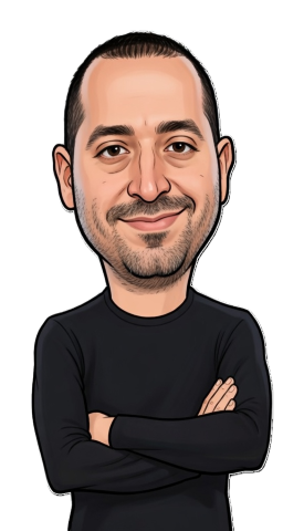 Oscar Dominguez caricature