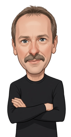 Earl Strickland caricature
