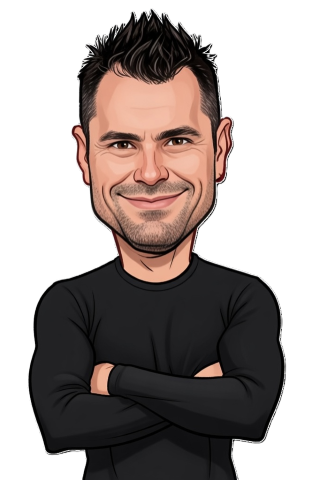 Matt Edwards caricature