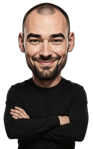Fraser Patrick caricature