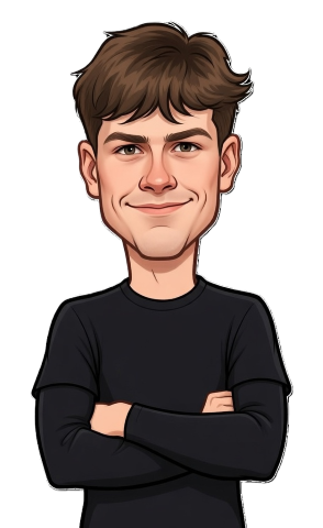 Karl Gnadeberg caricature