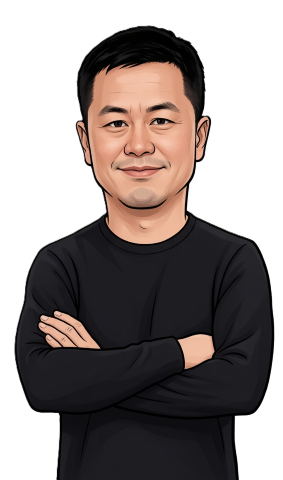 Haitao Liu caricature