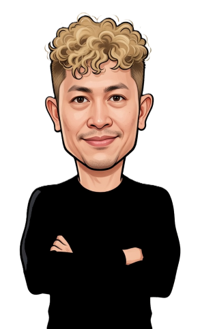 Harry Vergara caricature