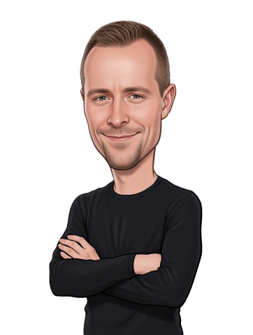Mika Immonen caricature