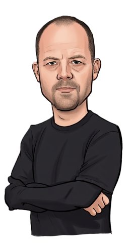 Jeremy Jones caricature