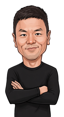 Jia Qing Wu caricature