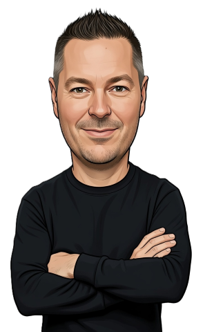 John Schmidt caricature