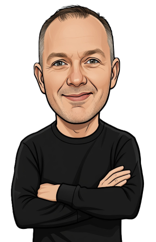 Johnathan Pinegar caricature