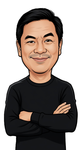 Jose Parica caricature