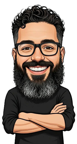 Raymond Linares caricature