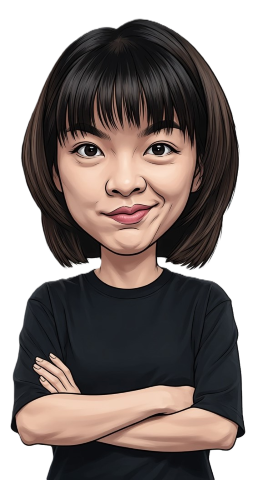 Silviana Lu caricature