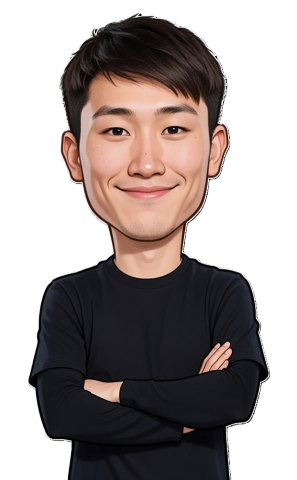 Nicholas Tan caricature