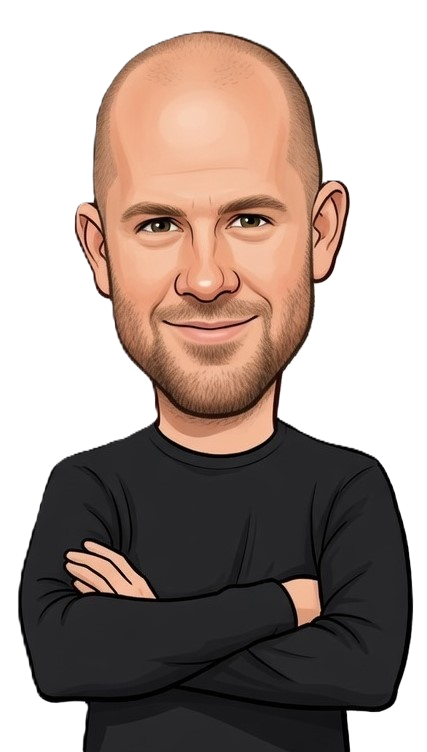 Nick Vandenberg caricature