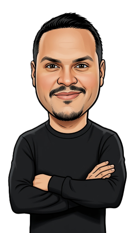 Tony Robles caricature